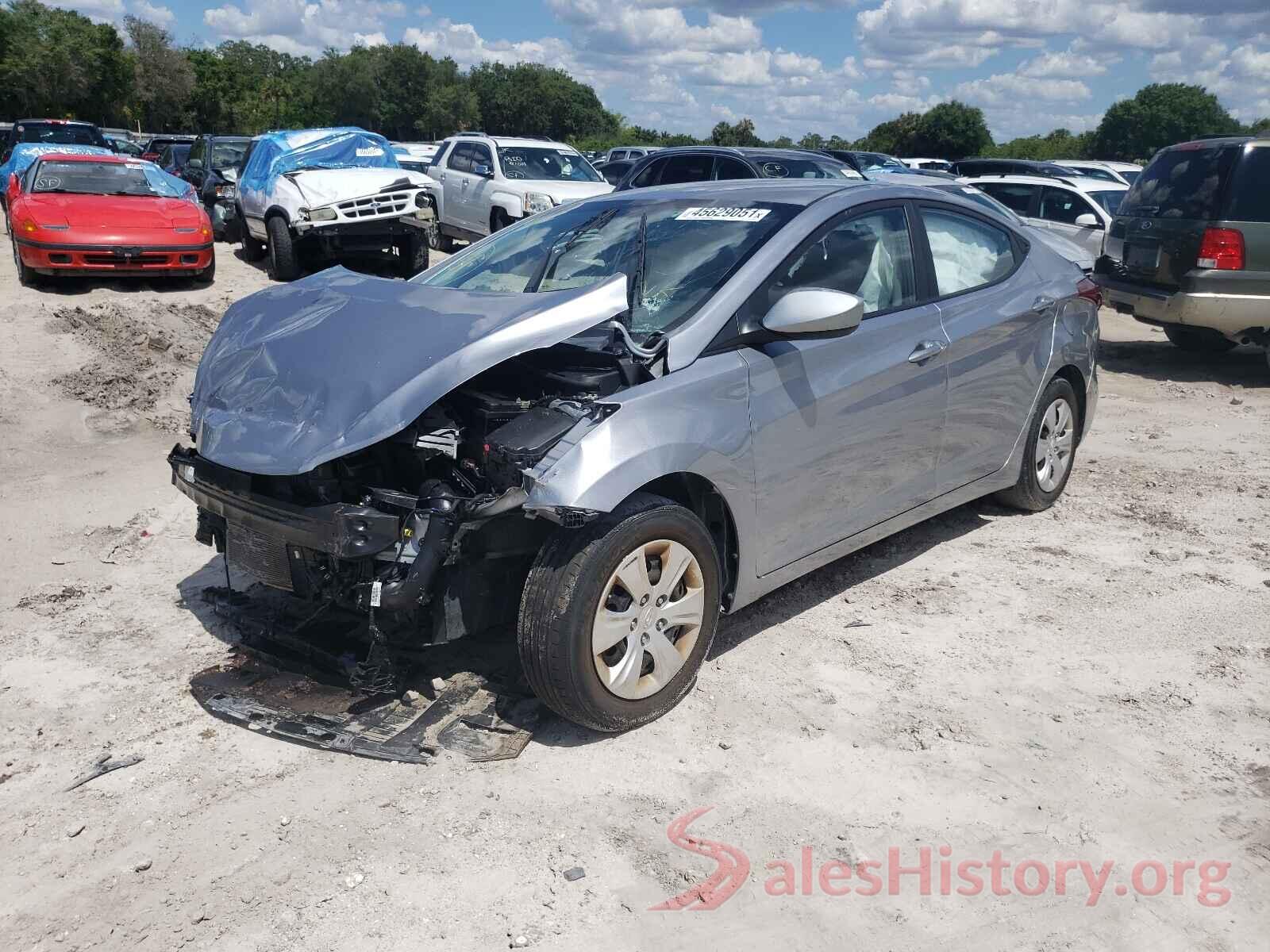 5NPDH4AE2GH741033 2016 HYUNDAI ELANTRA