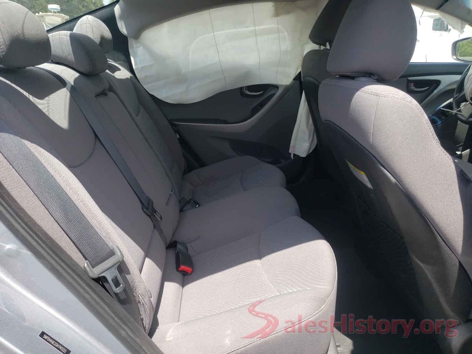 5NPDH4AE2GH741033 2016 HYUNDAI ELANTRA