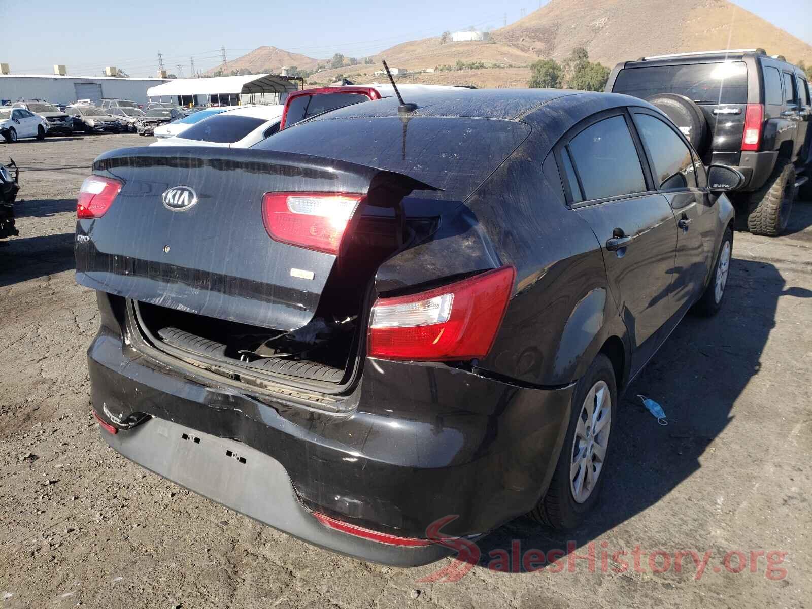 KNADM4A38H6036806 2017 KIA RIO