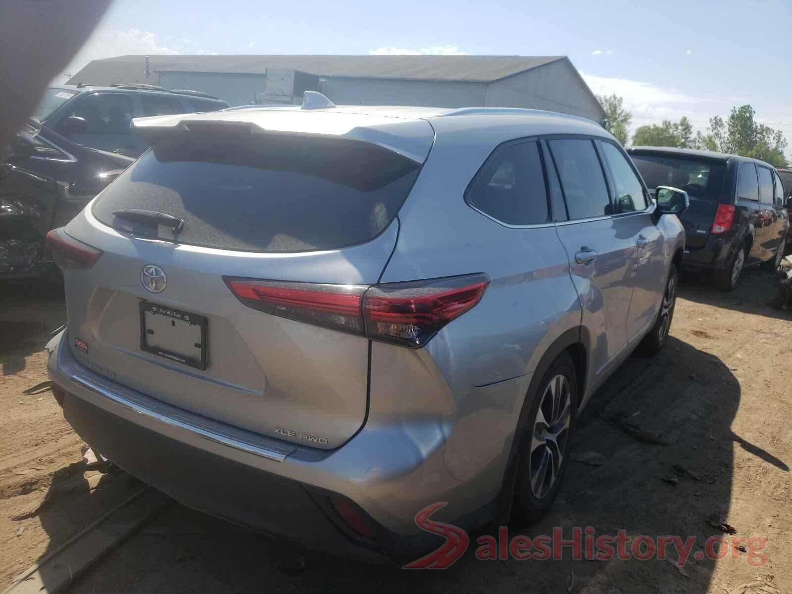 5TDGZRBH7LS503425 2020 TOYOTA HIGHLANDER