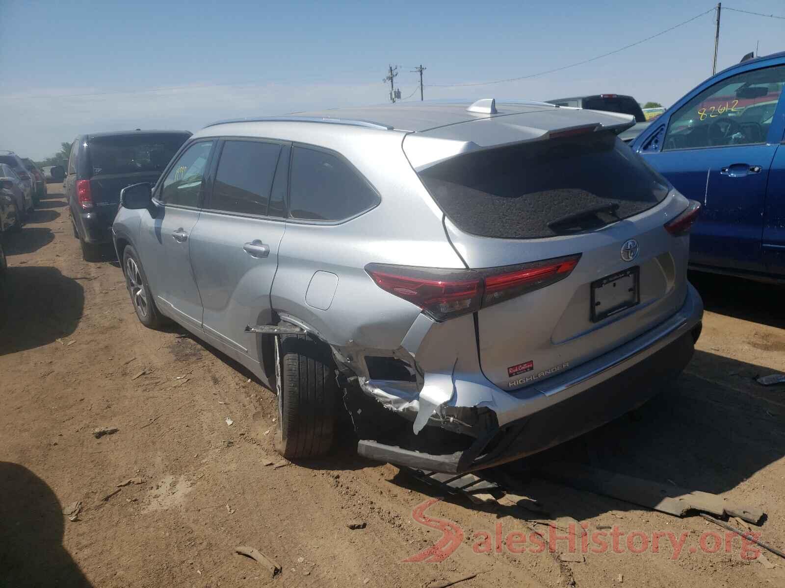 5TDGZRBH7LS503425 2020 TOYOTA HIGHLANDER