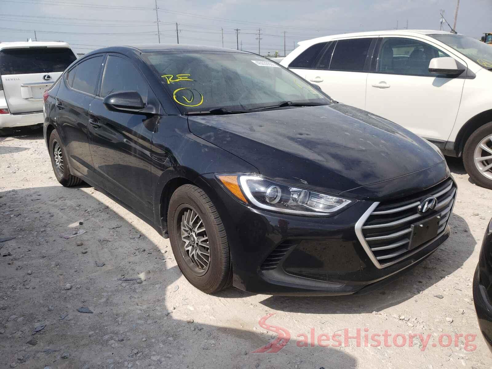 5NPD74LF1JH390017 2018 HYUNDAI ELANTRA