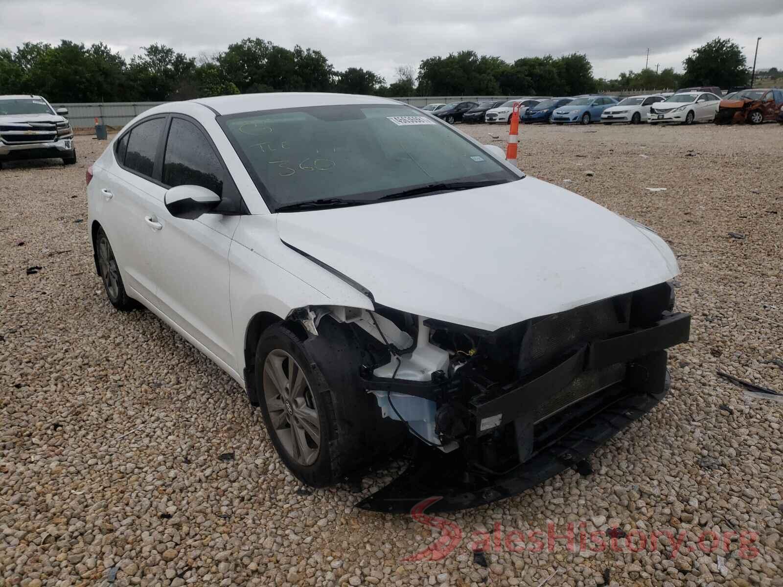 5NPD84LF3JH320323 2018 HYUNDAI ELANTRA