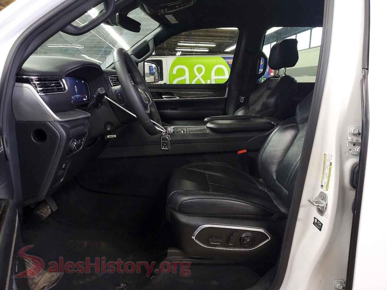 2022 JEEP WAGONEER VIN 1C4SJVDT9NS211460, engine bay
