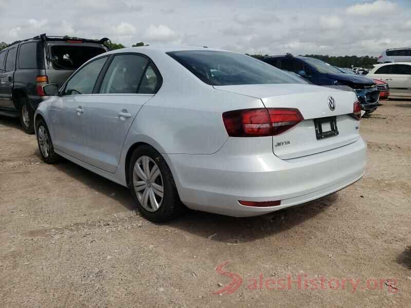 3VW2B7AJ9HM312813 2017 VOLKSWAGEN JETTA