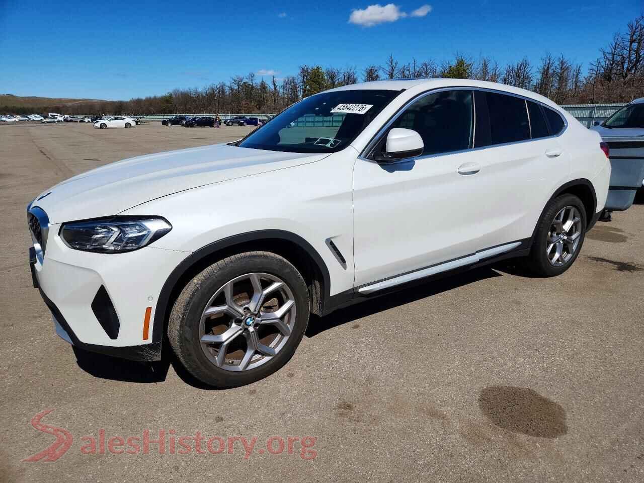 2023 BMW X4 VIN 5UX33DT01P9P68419, auction photo