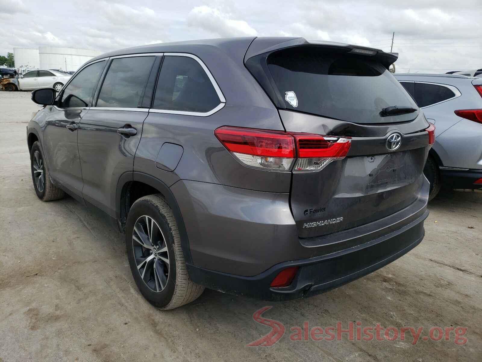 5TDZARFH9KS059862 2019 TOYOTA HIGHLANDER