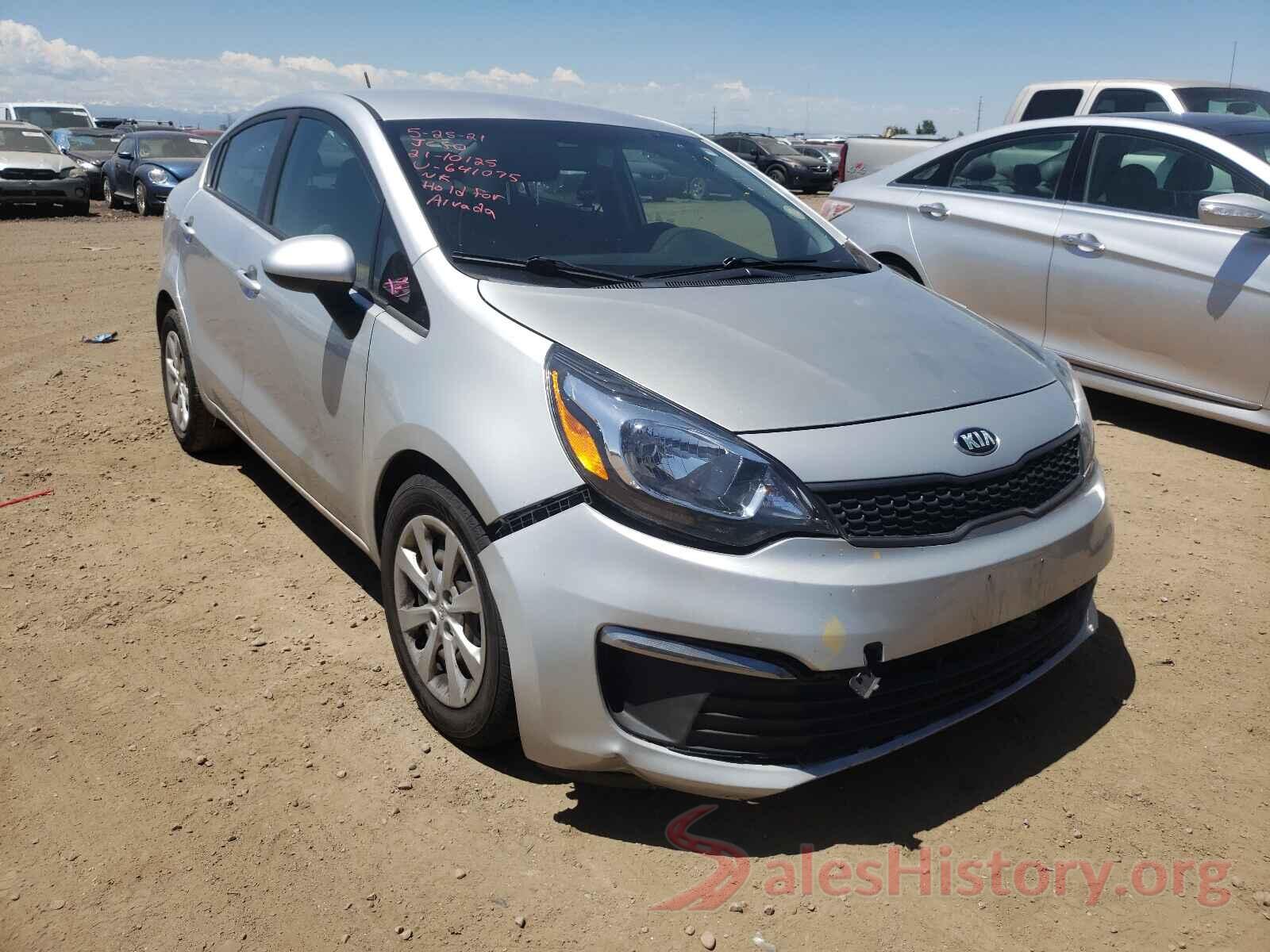 KNADM4A36G6691075 2016 KIA RIO