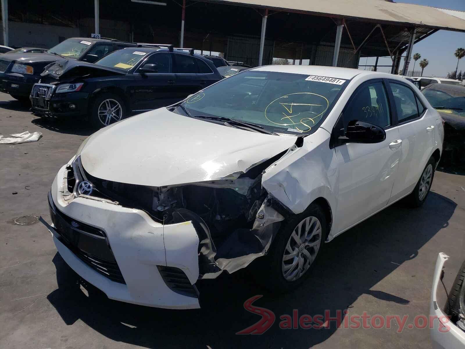 5YFBURHE2GP416150 2016 TOYOTA COROLLA