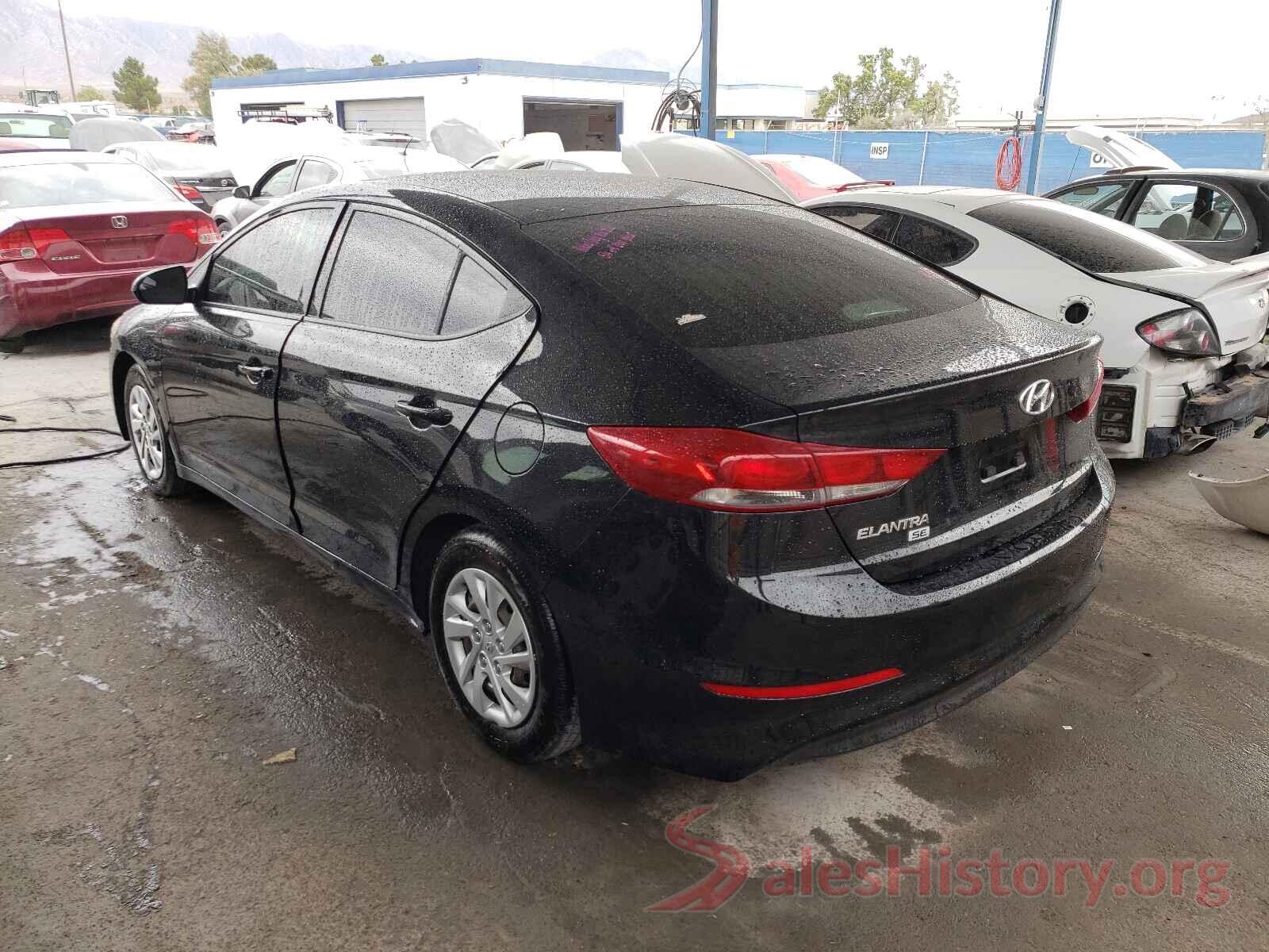 5NPD74LF7JH259156 2018 HYUNDAI ELANTRA