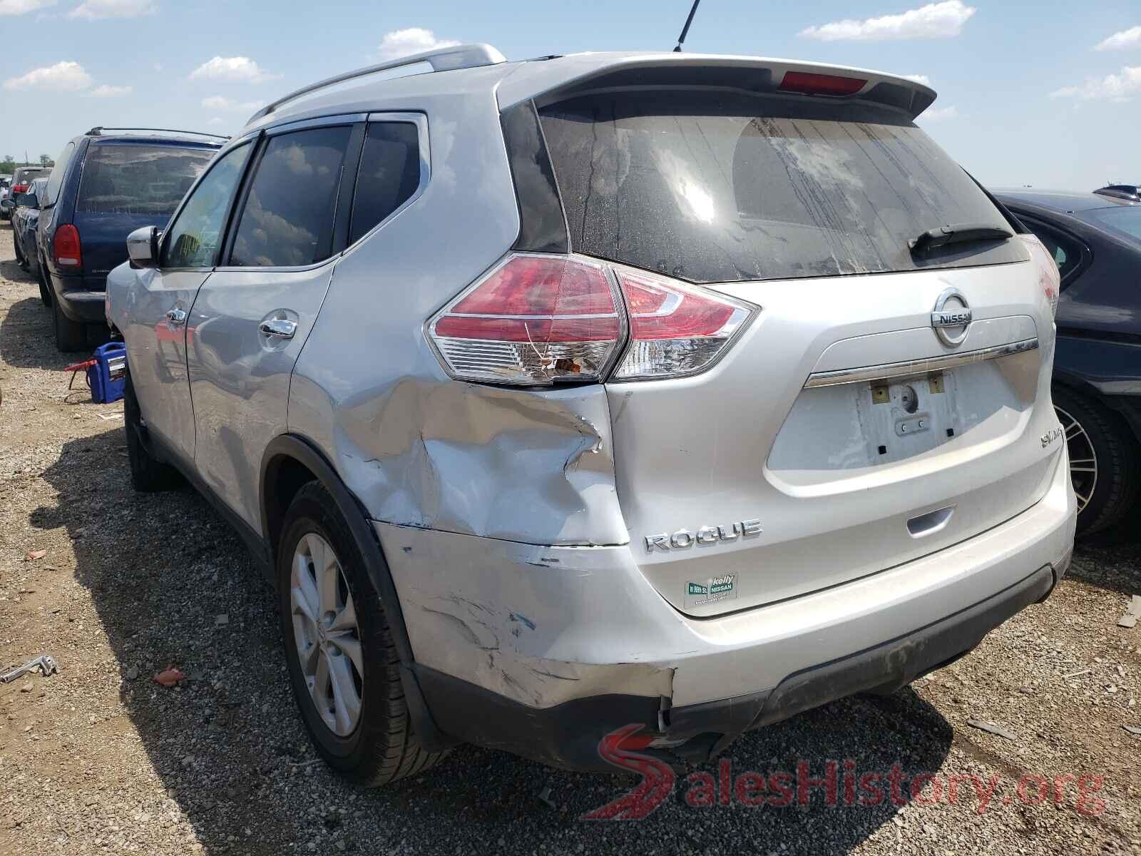 KNMAT2MV7GP595797 2016 NISSAN ROGUE