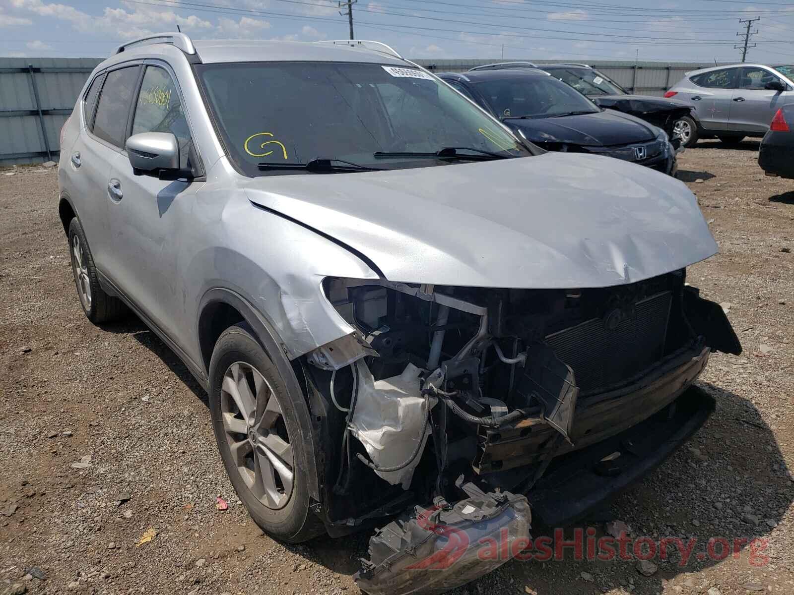 KNMAT2MV7GP595797 2016 NISSAN ROGUE