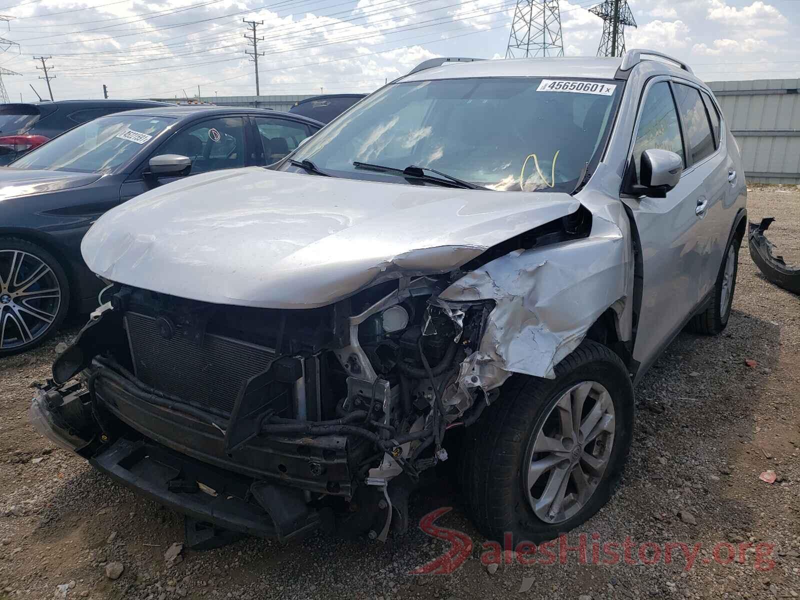 KNMAT2MV7GP595797 2016 NISSAN ROGUE