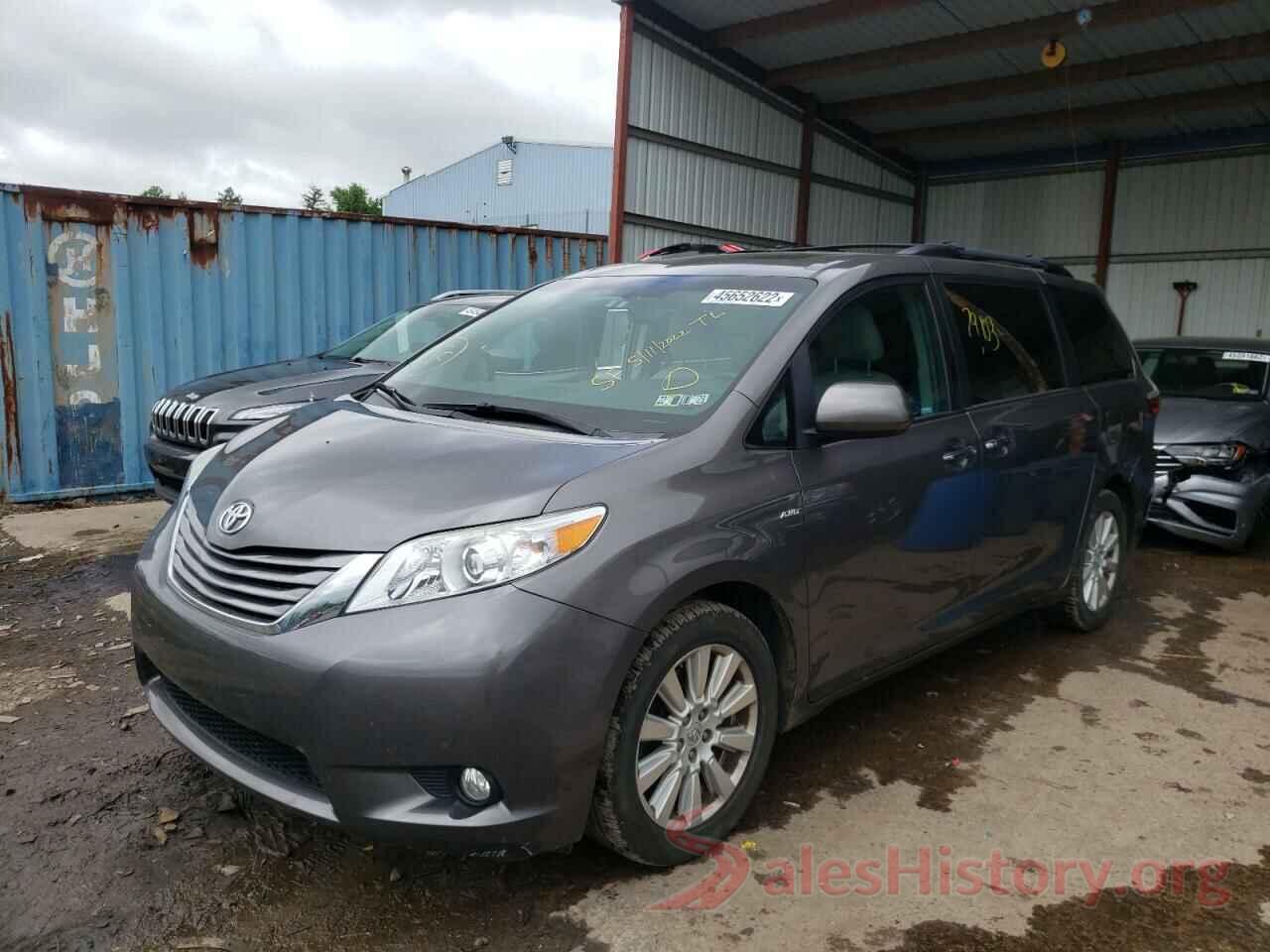 5TDDZ3DC5HS154841 2017 TOYOTA SIENNA