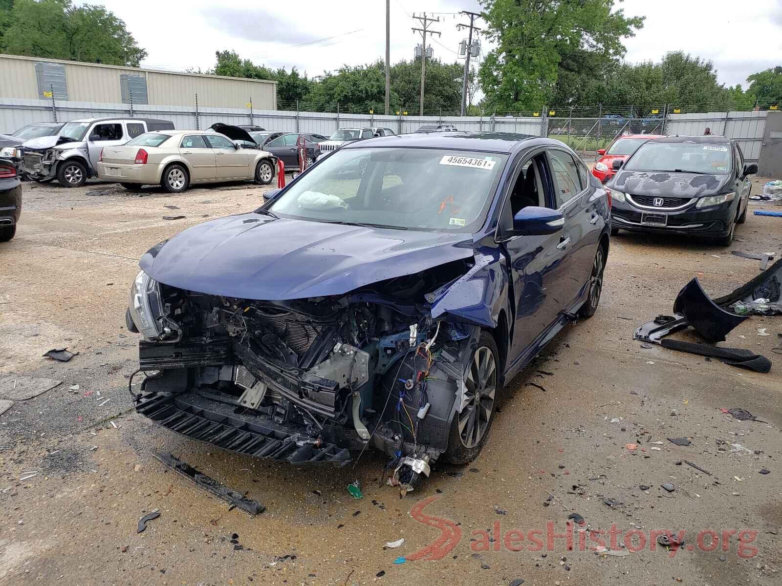 3N1AB7APXKY302717 2019 NISSAN SENTRA