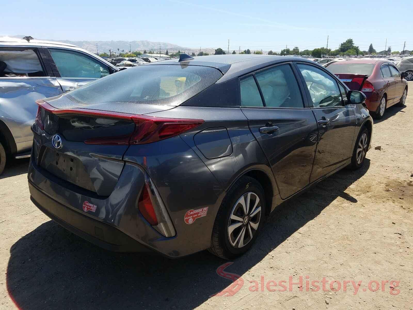 JTDKARFP3J3087665 2018 TOYOTA PRIUS