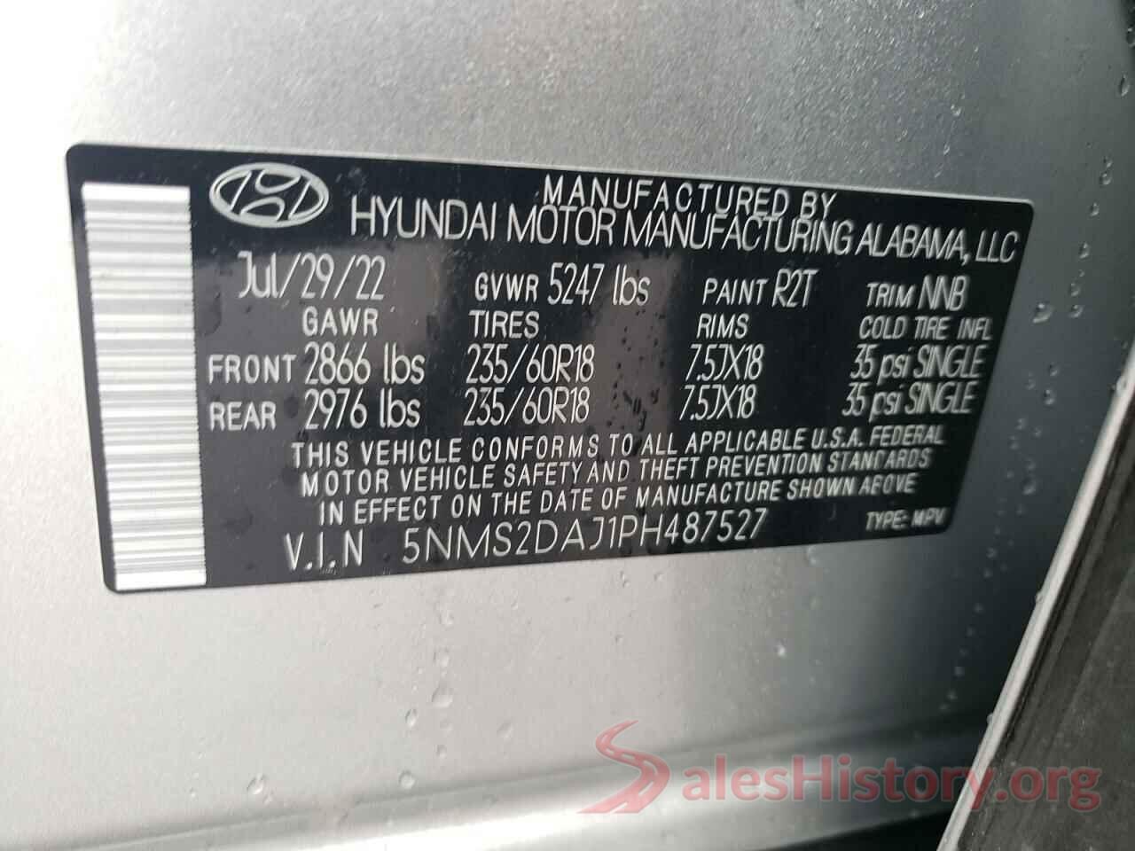 5NMS2DAJ1PH487527 2023 HYUNDAI SANTA FE