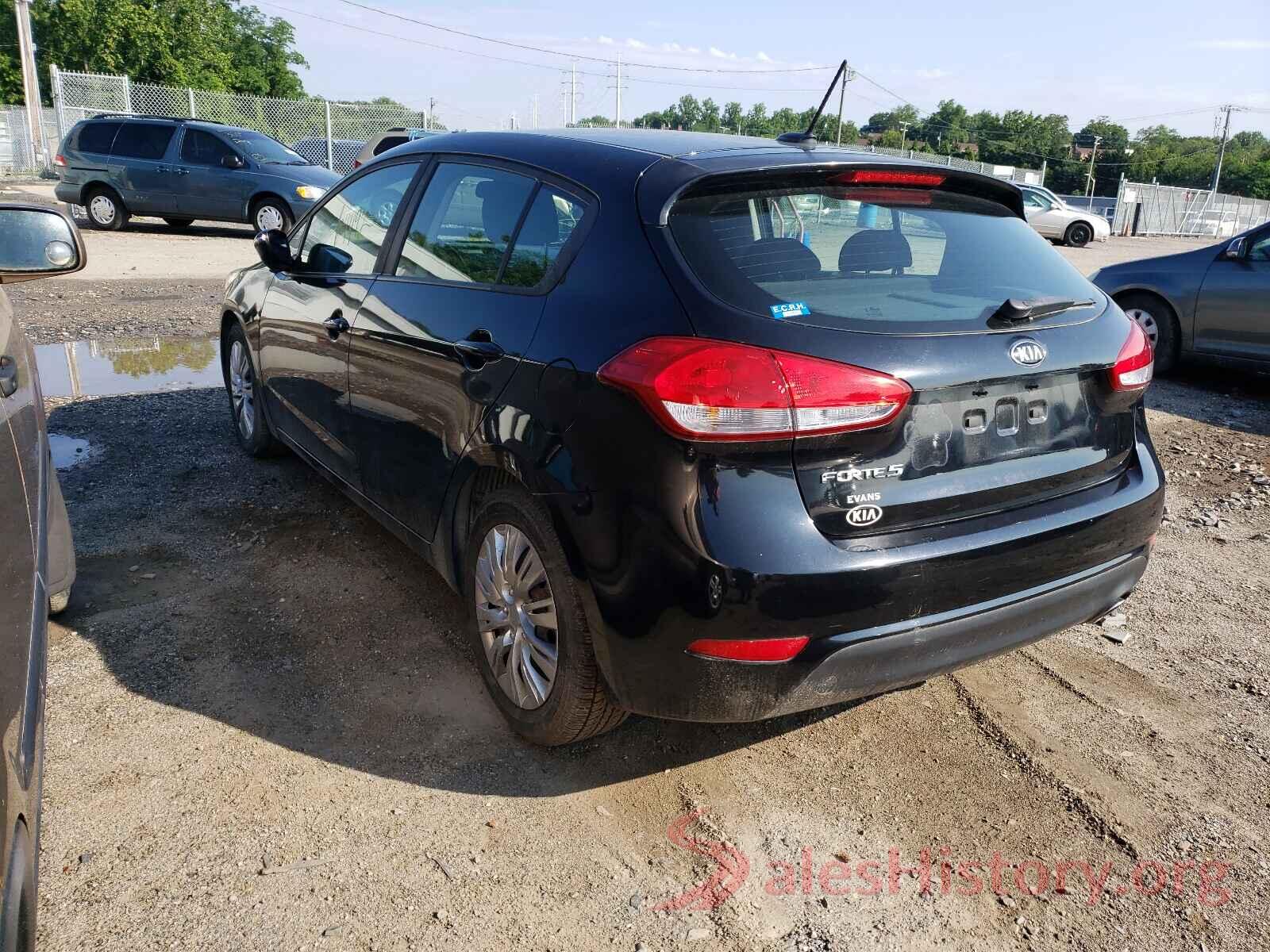 KNAFK5A83G5588735 2016 KIA FORTE