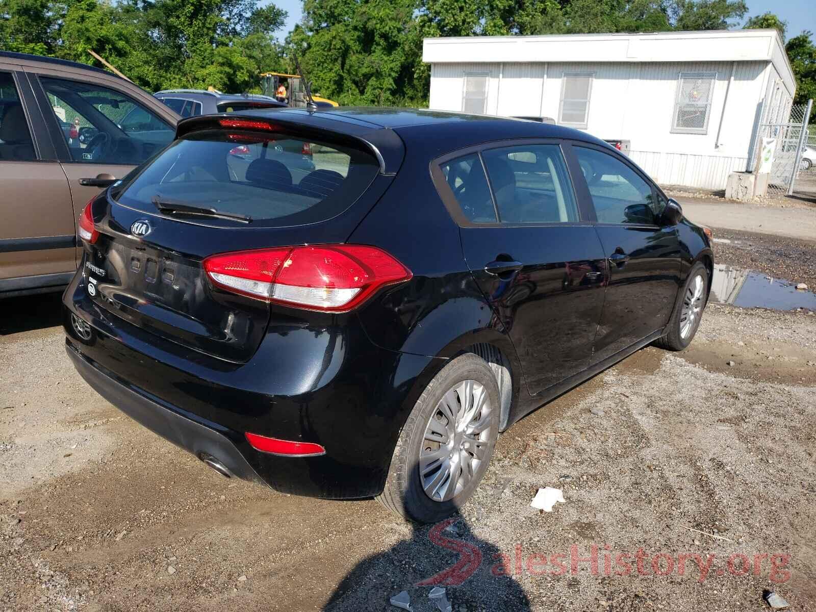 KNAFK5A83G5588735 2016 KIA FORTE