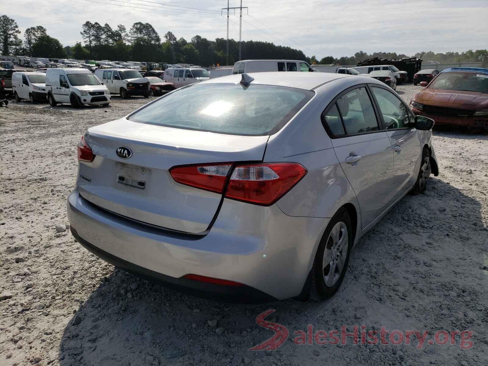 KNAFK4A60G5492330 2016 KIA FORTE