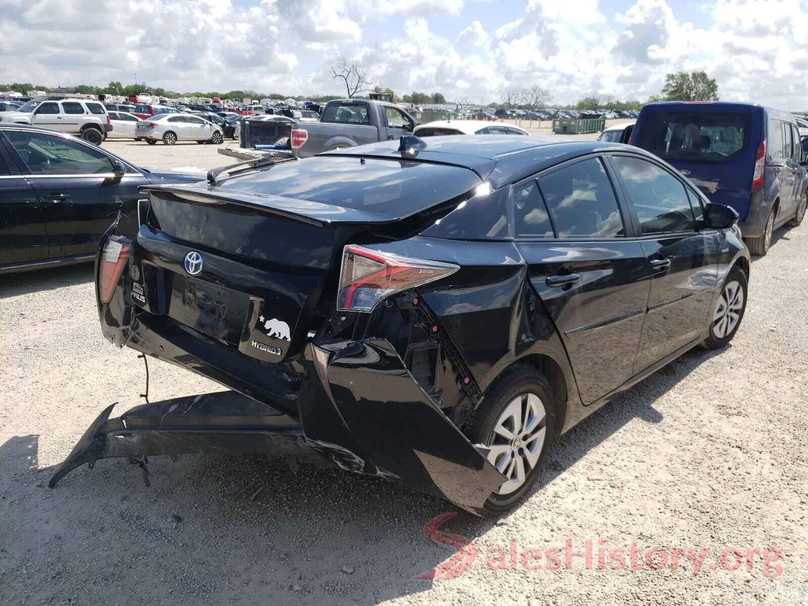 JTDKARFU2G3024393 2016 TOYOTA PRIUS