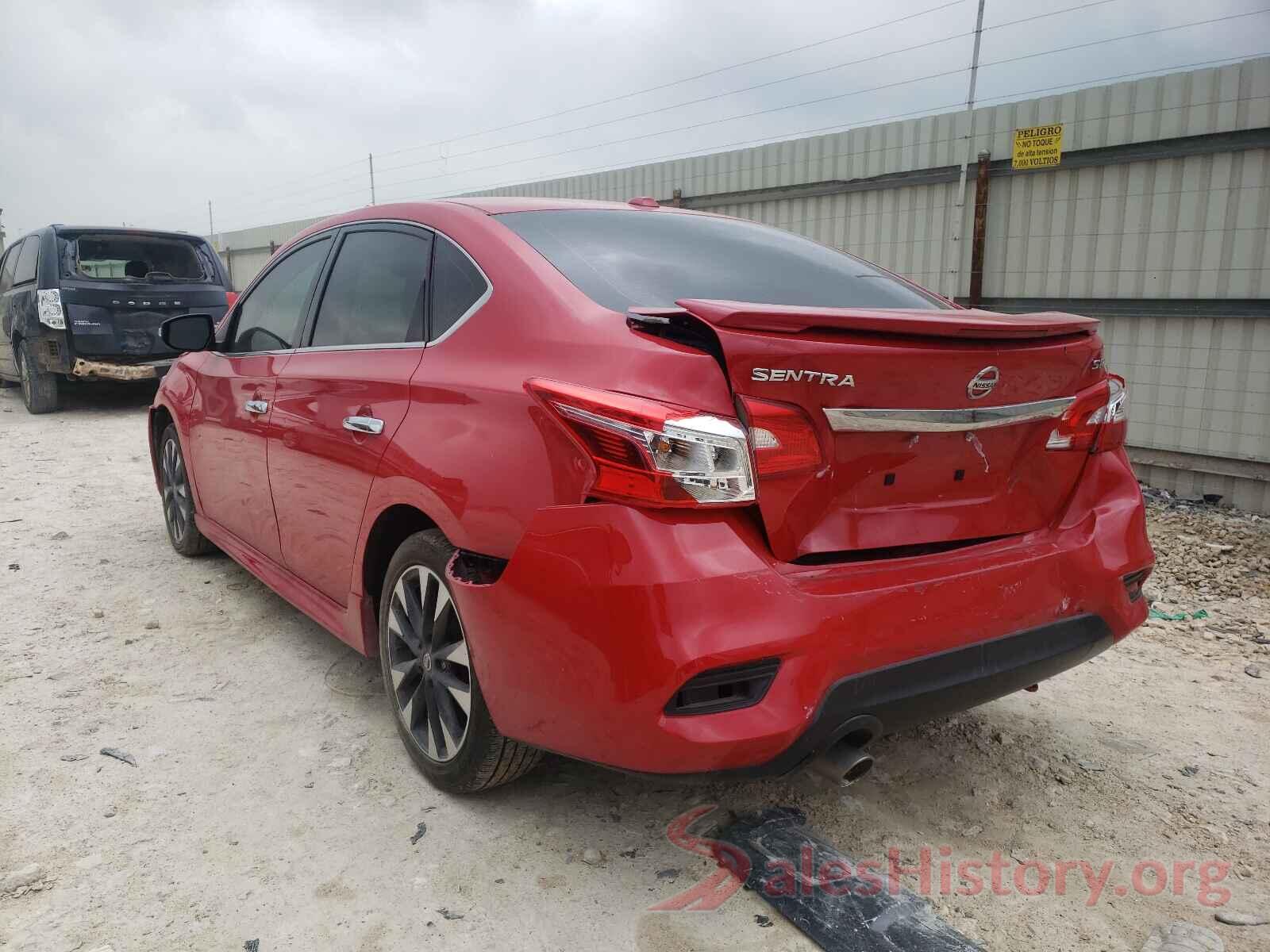 3N1AB7APXKY334017 2019 NISSAN SENTRA