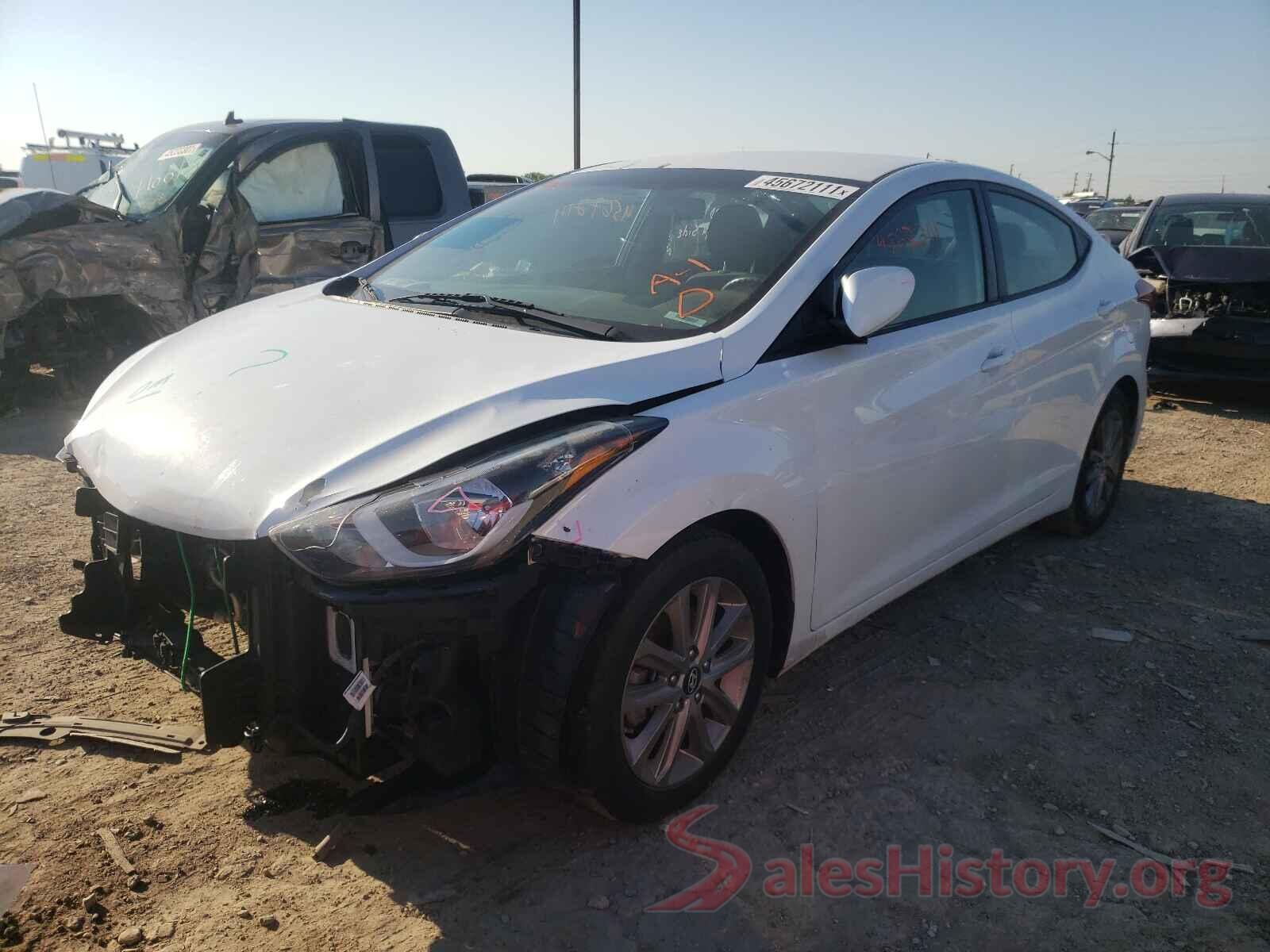 5NPDH4AE2GH668374 2016 HYUNDAI ELANTRA