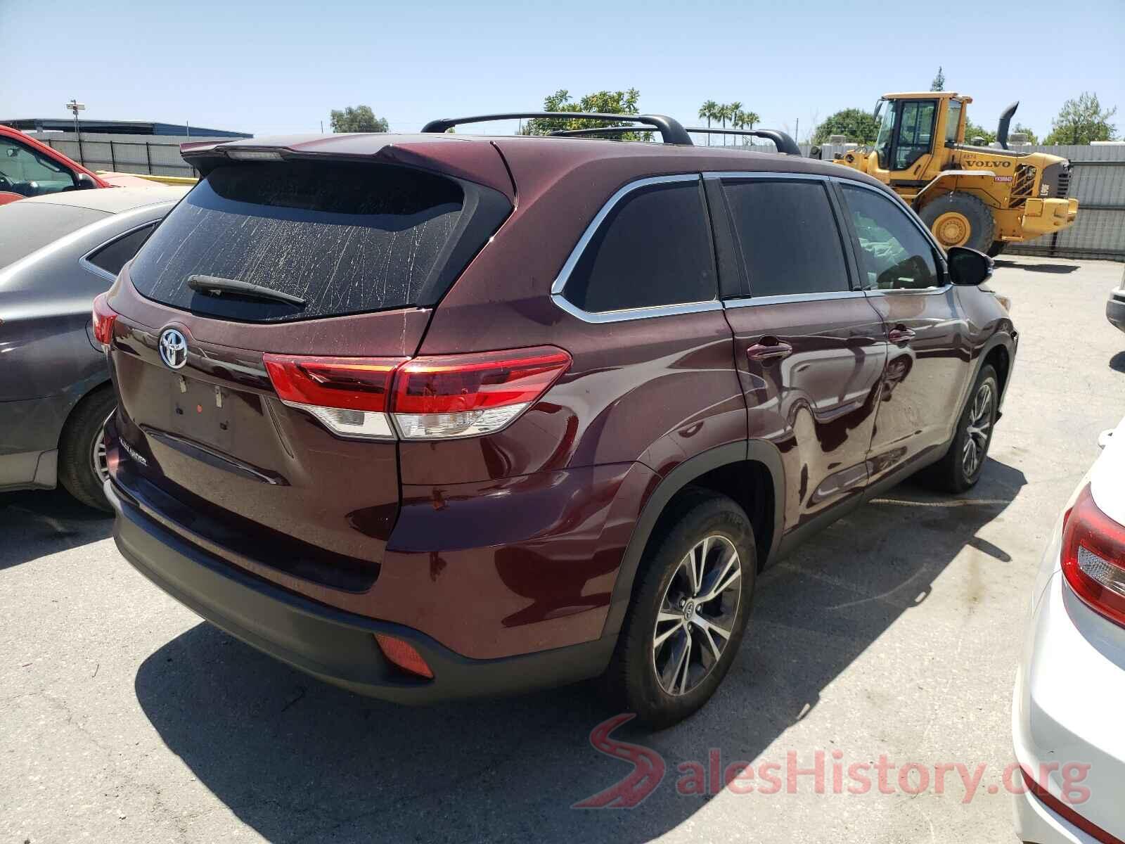 5TDZARFH8KS045323 2019 TOYOTA HIGHLANDER