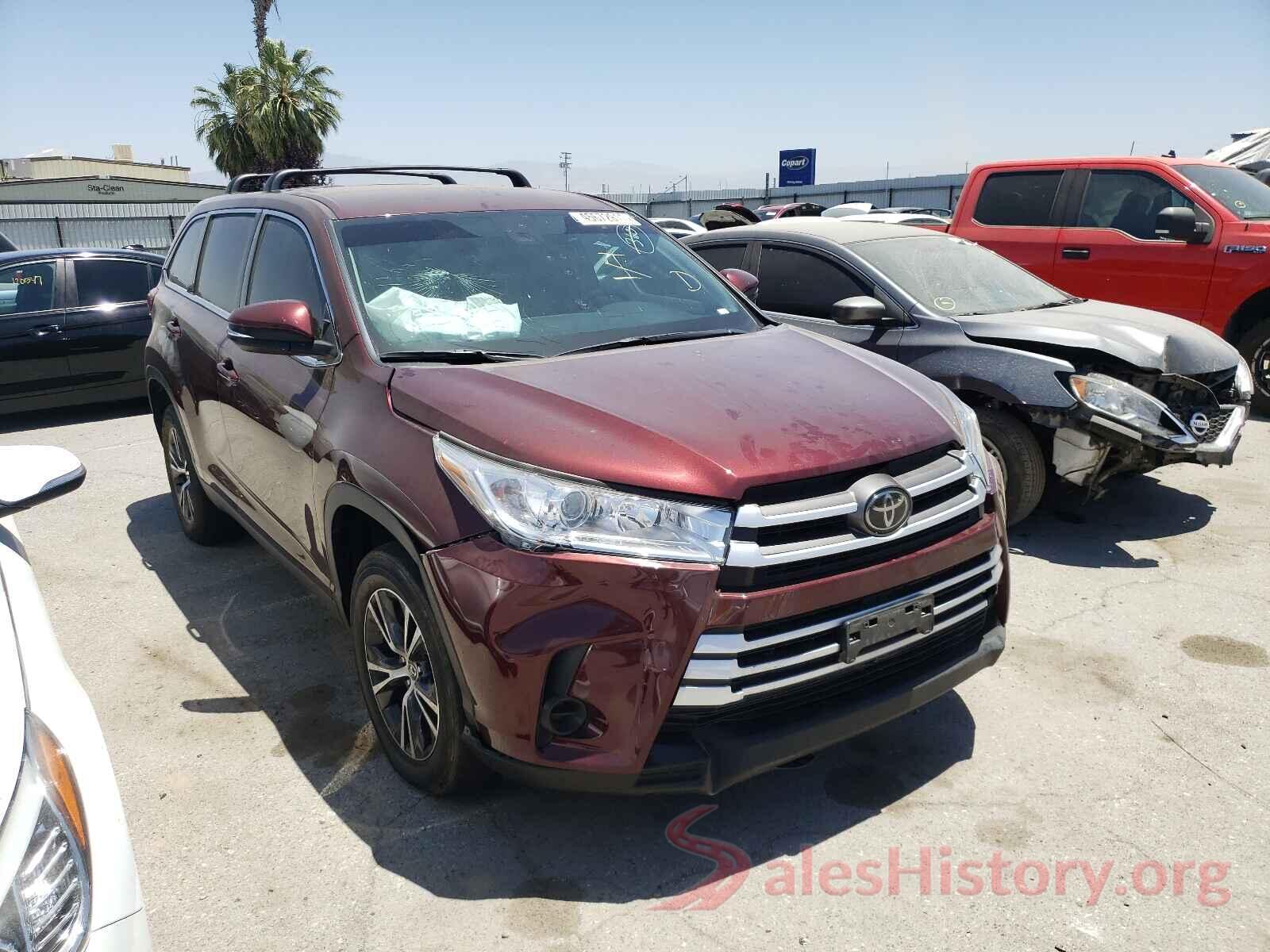 5TDZARFH8KS045323 2019 TOYOTA HIGHLANDER