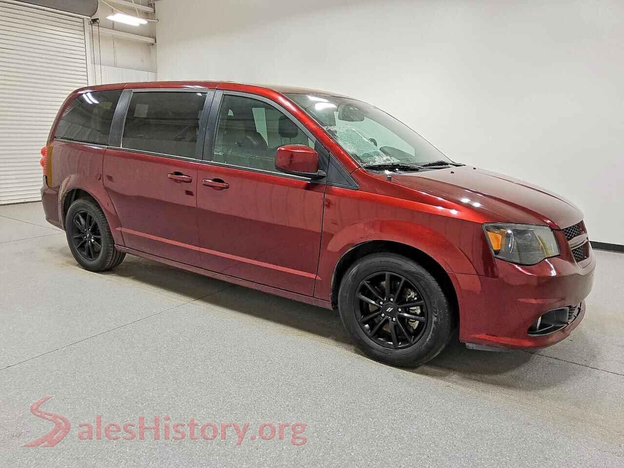 2019 DODGE CARAVAN VIN 2C4RDGEG4KR768681, rear 3/4 view
