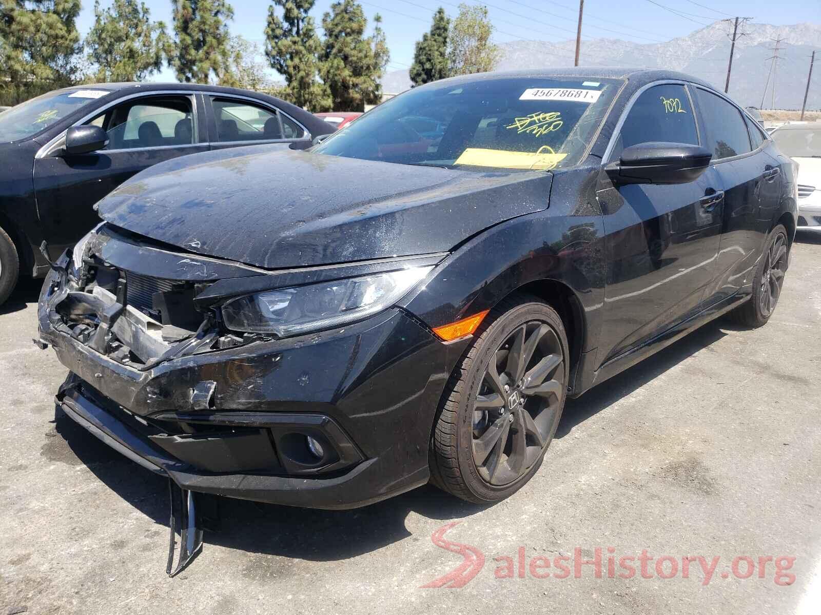 19XFC2F8XKE214191 2019 HONDA CIVIC