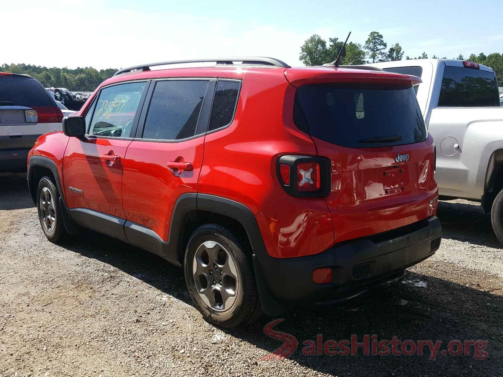 ZACCJAAT8GPE21252 2016 JEEP RENEGADE