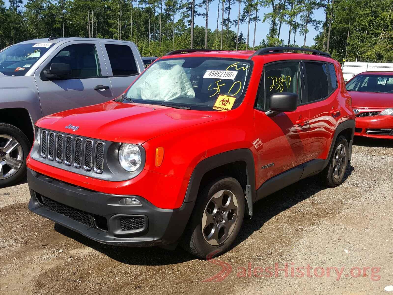 ZACCJAAT8GPE21252 2016 JEEP RENEGADE