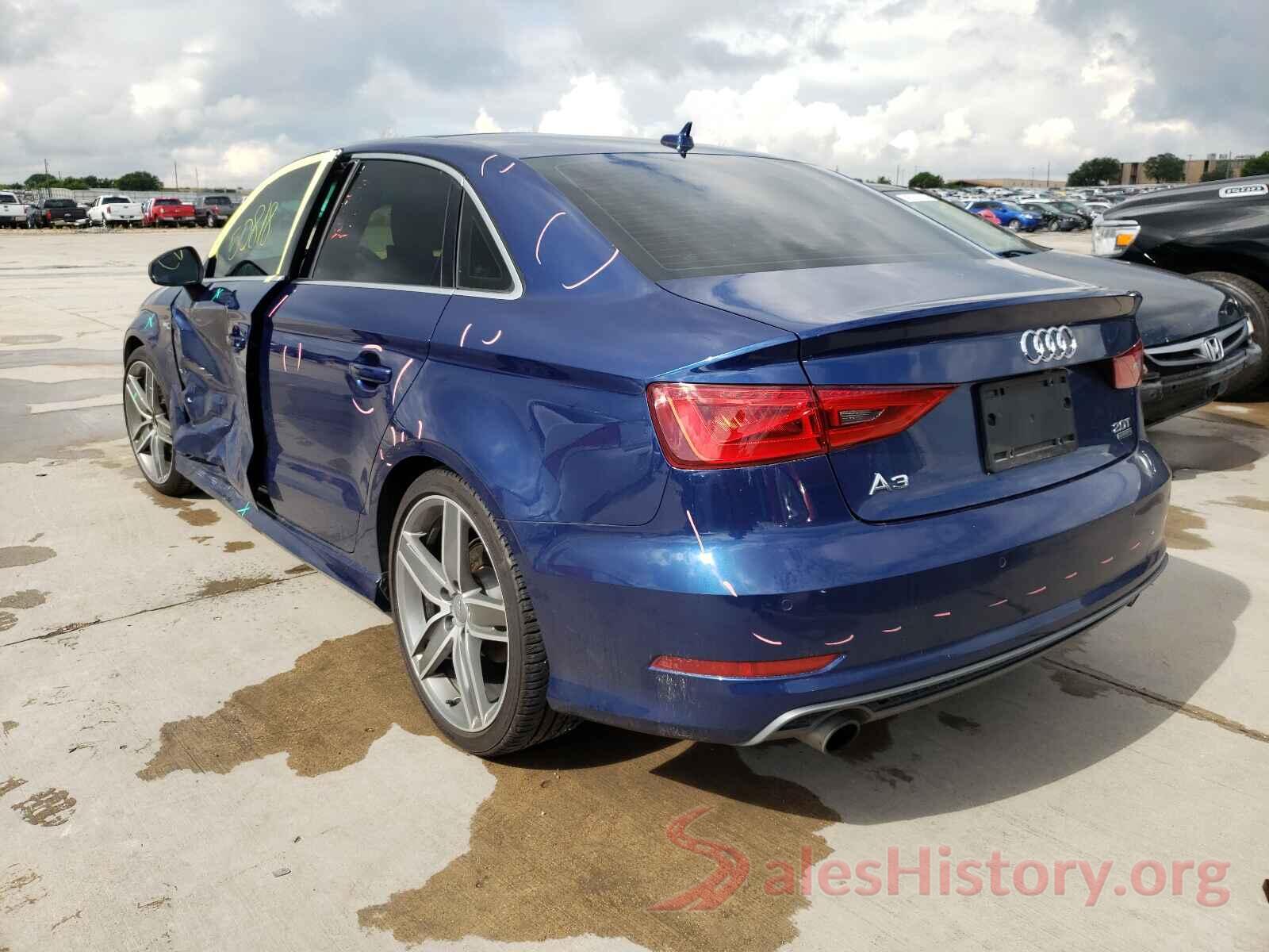 WAUJ8GFF3G1033822 2016 AUDI A3