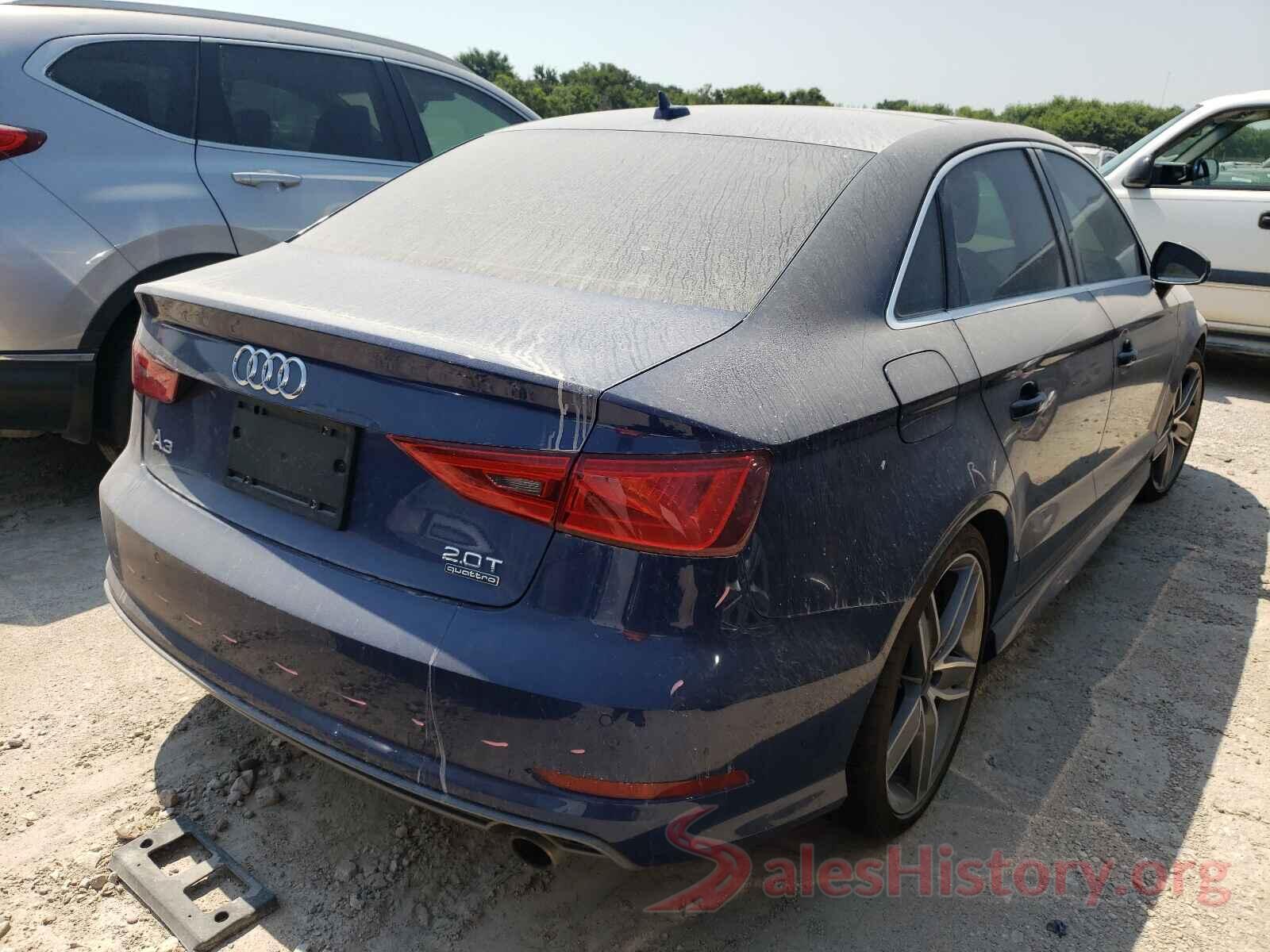 WAUJ8GFF3G1033822 2016 AUDI A3