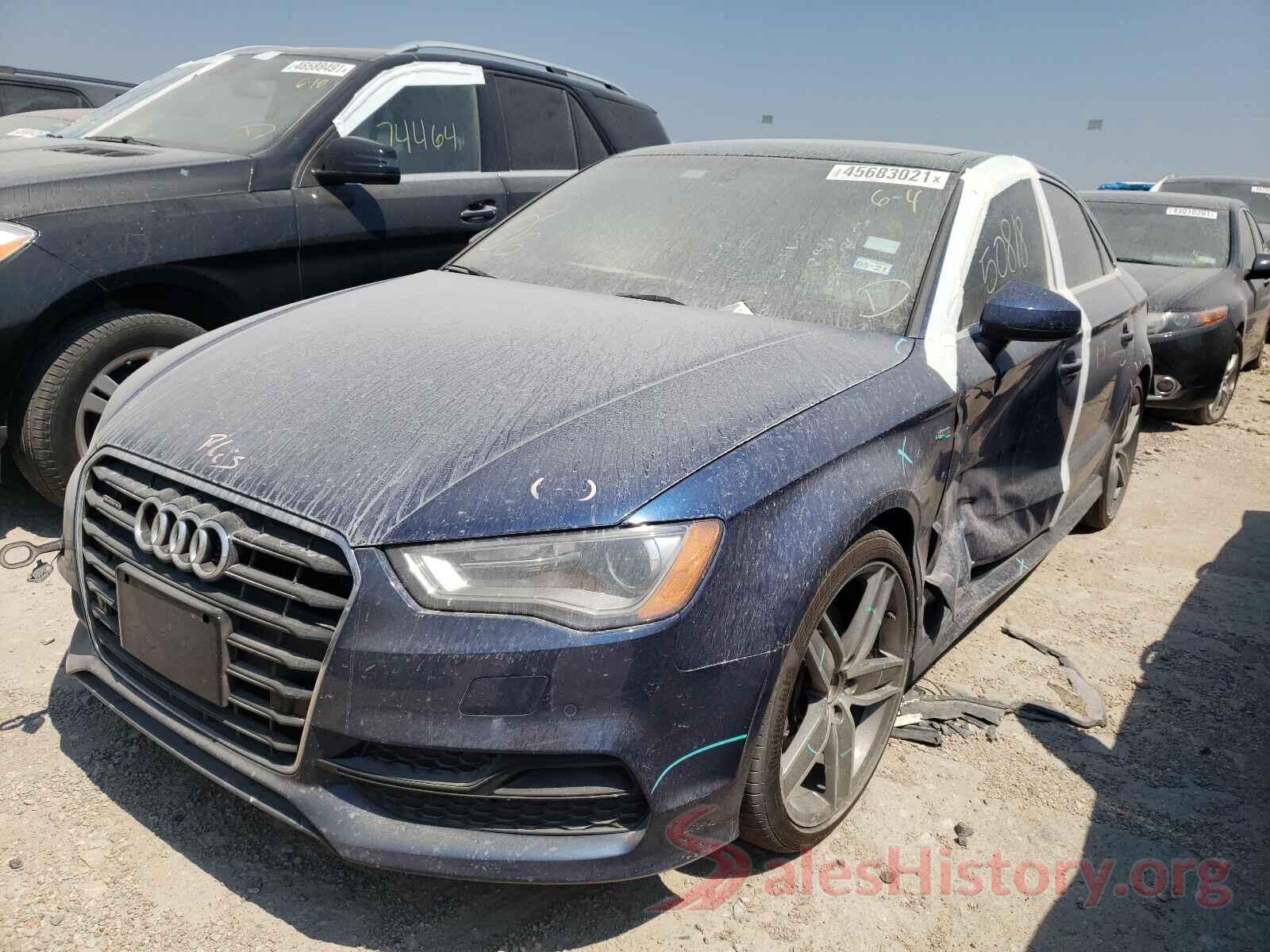 WAUJ8GFF3G1033822 2016 AUDI A3