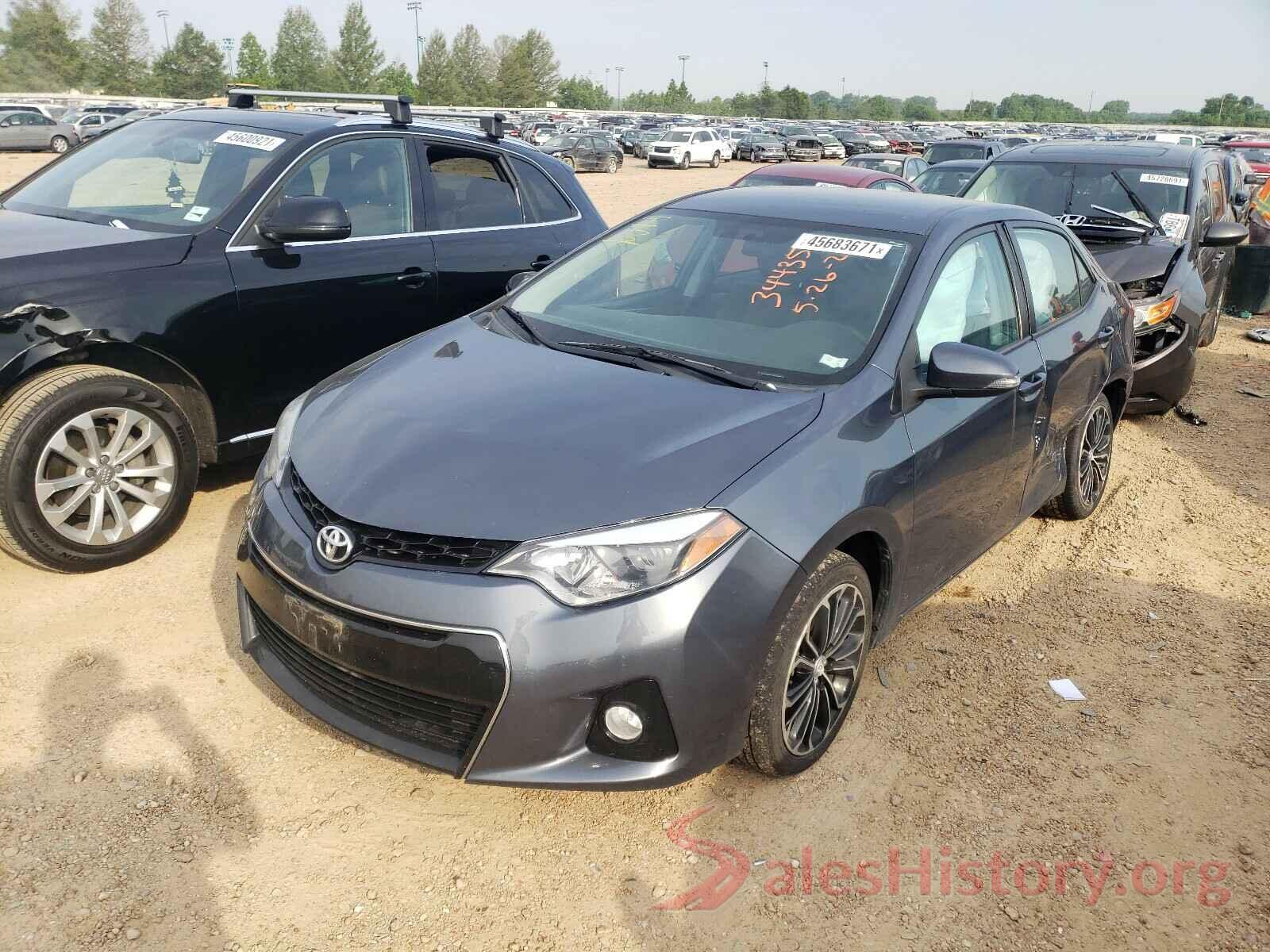 5YFBURHE4GP479783 2016 TOYOTA COROLLA