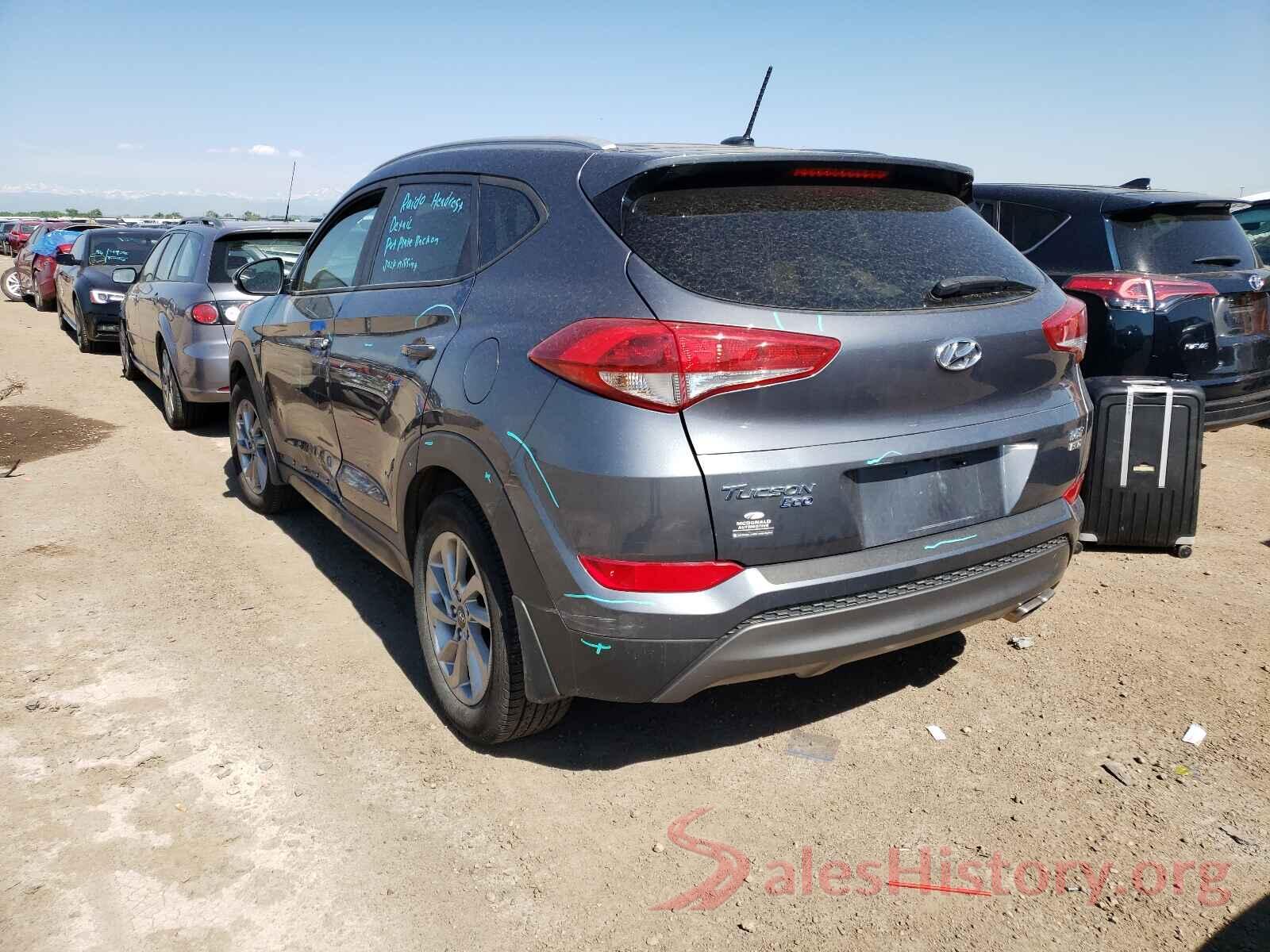 KM8J3CA27GU157357 2016 HYUNDAI TUCSON