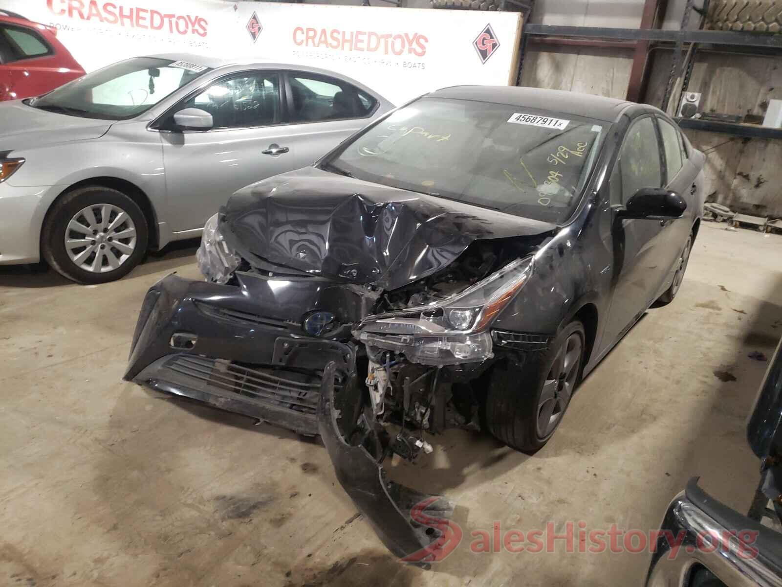 JTDKARFU2K3093304 2019 TOYOTA PRIUS