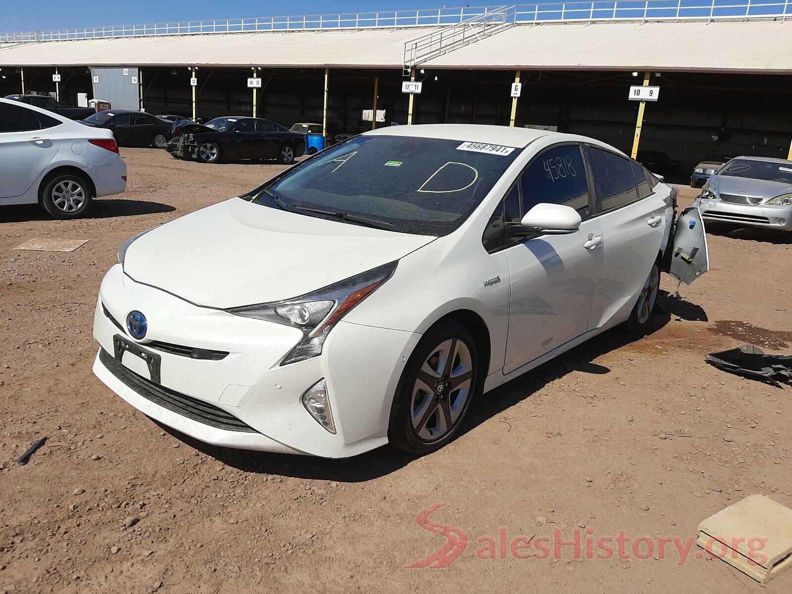 JTDKARFU8J3550647 2018 TOYOTA PRIUS