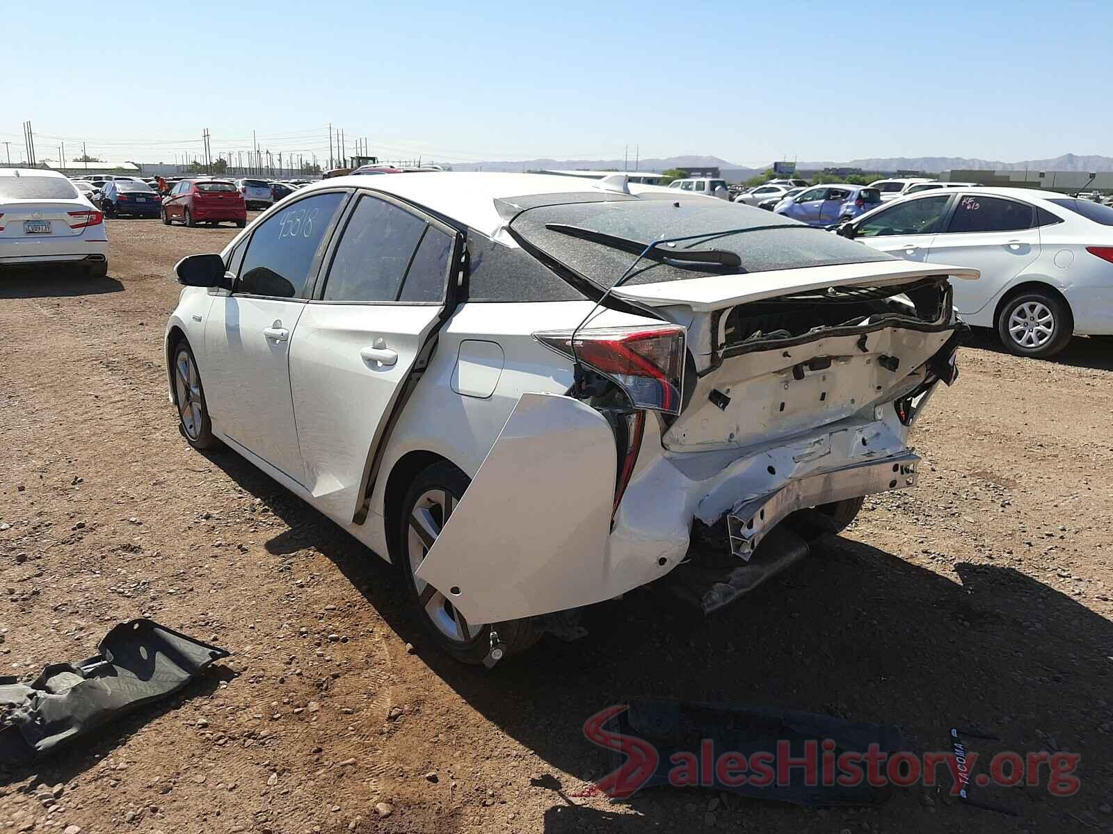 JTDKARFU8J3550647 2018 TOYOTA PRIUS