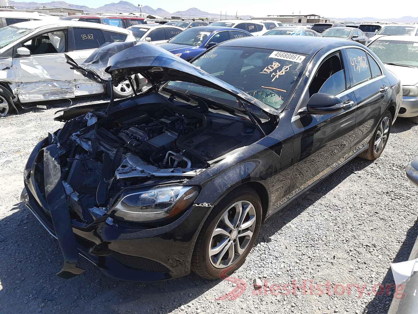 55SWF4JB2GU172864 2016 MERCEDES-BENZ C CLASS