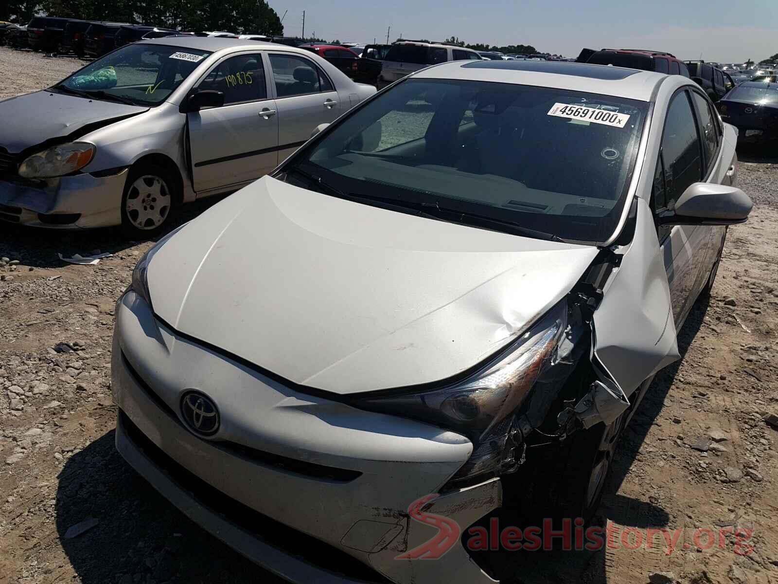 JTDKARFU4G3017784 2016 TOYOTA PRIUS