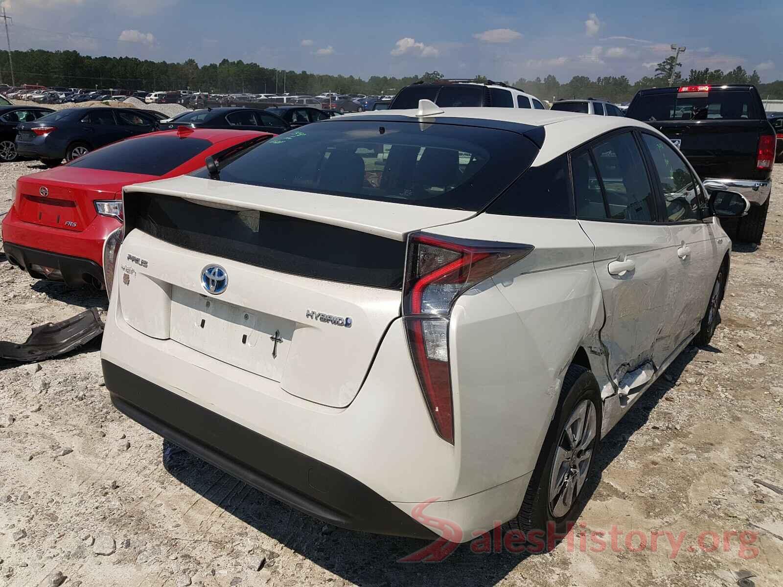 JTDKARFU4G3017784 2016 TOYOTA PRIUS