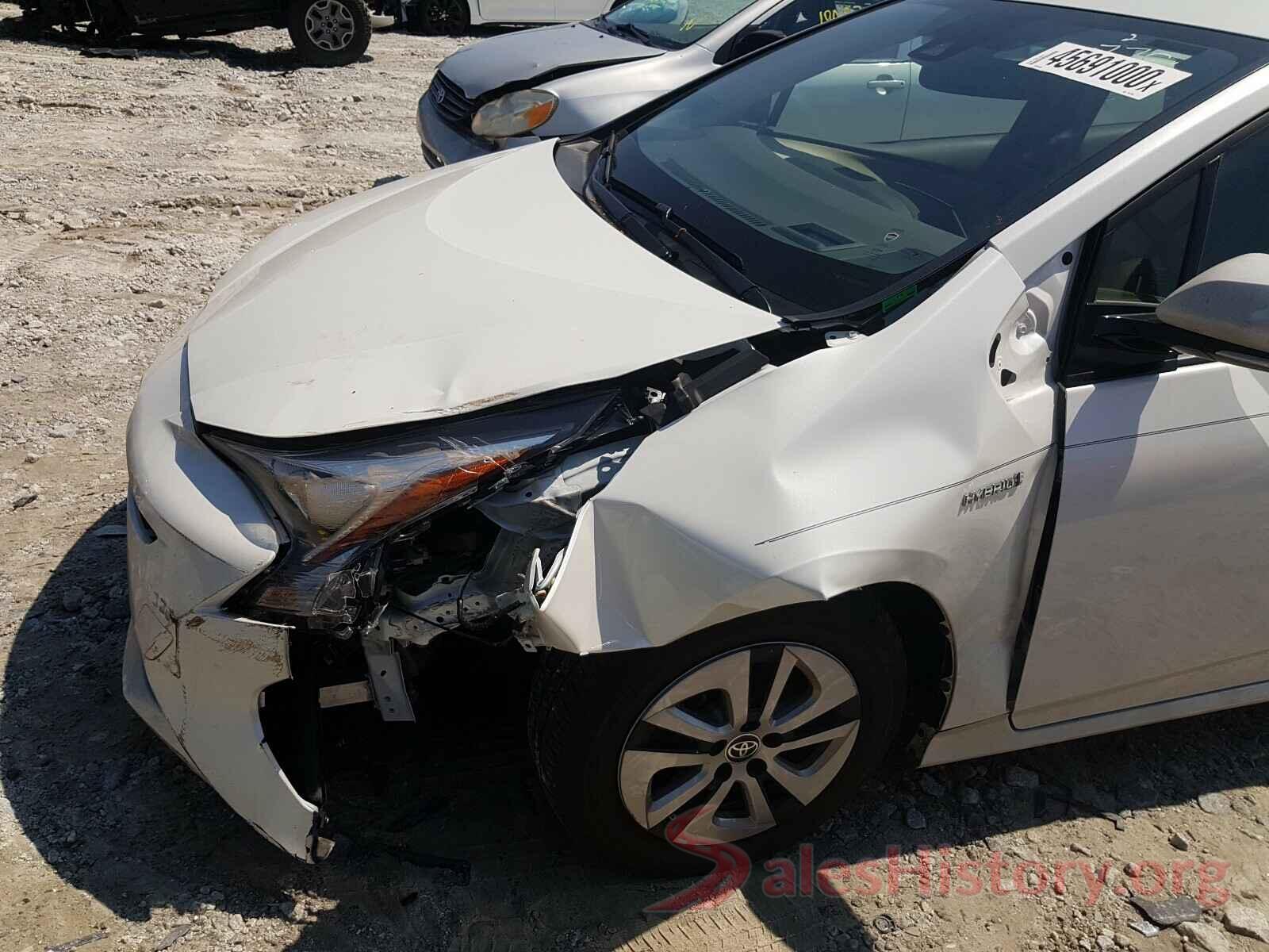 JTDKARFU4G3017784 2016 TOYOTA PRIUS