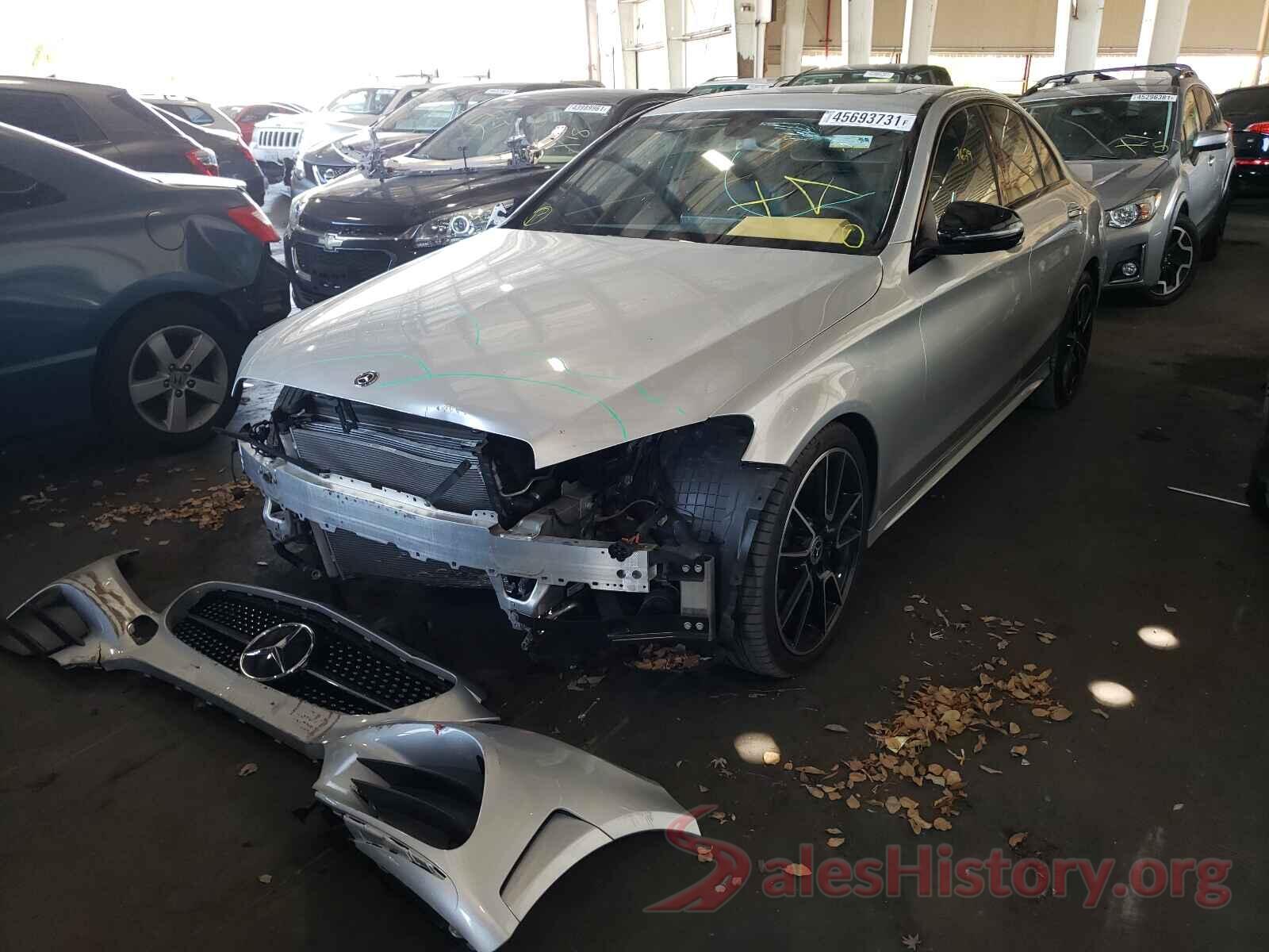 55SWF8DB7KU317098 2019 MERCEDES-BENZ C-CLASS