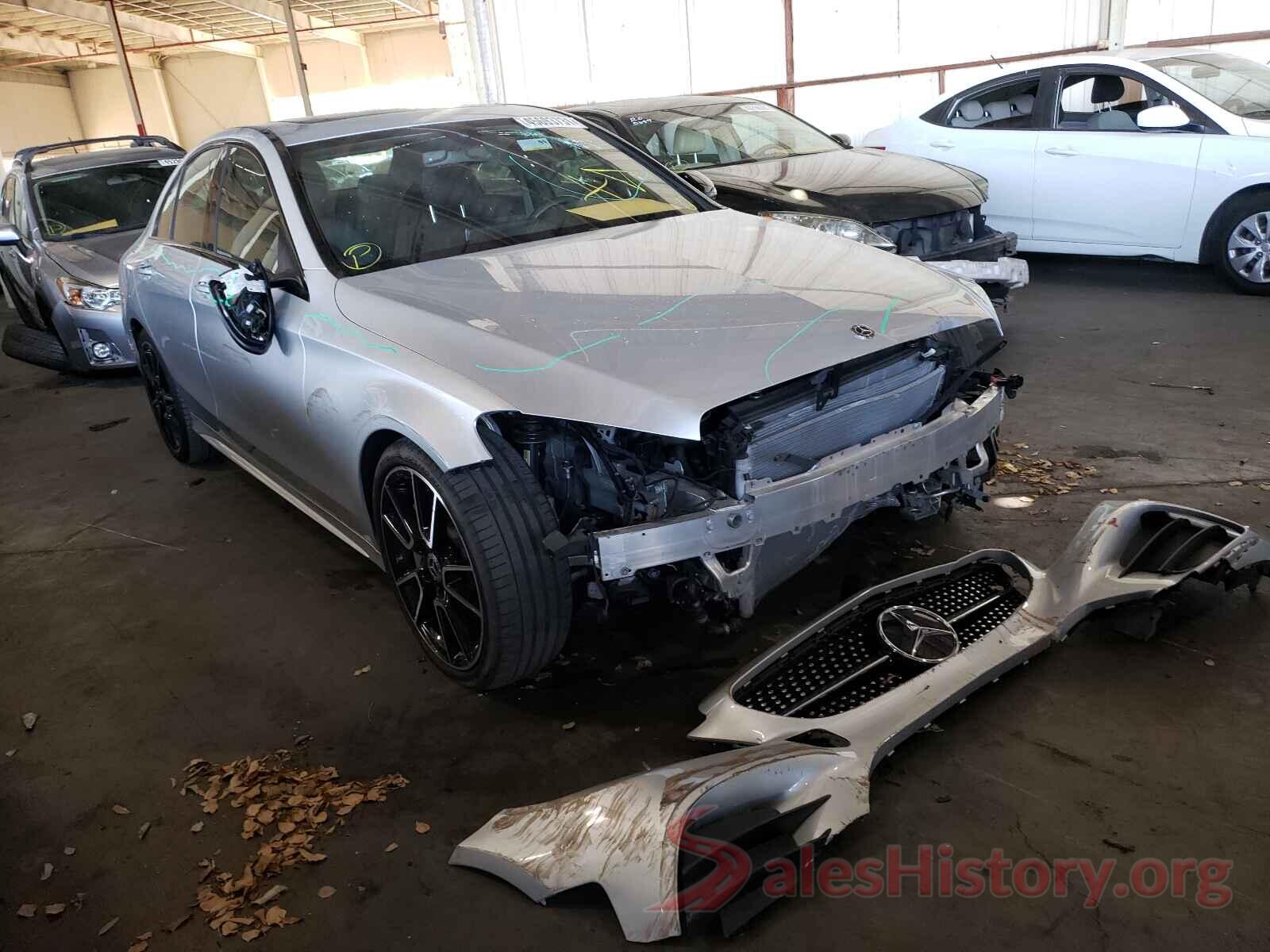 55SWF8DB7KU317098 2019 MERCEDES-BENZ C-CLASS