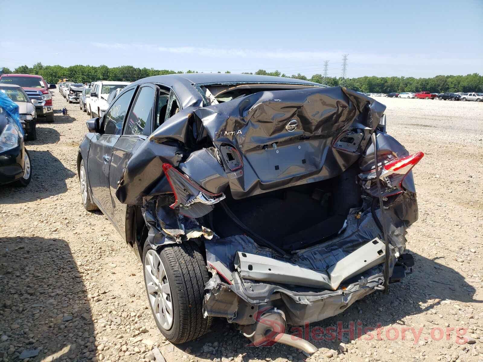 3N1AB7AP8KY363337 2019 NISSAN SENTRA