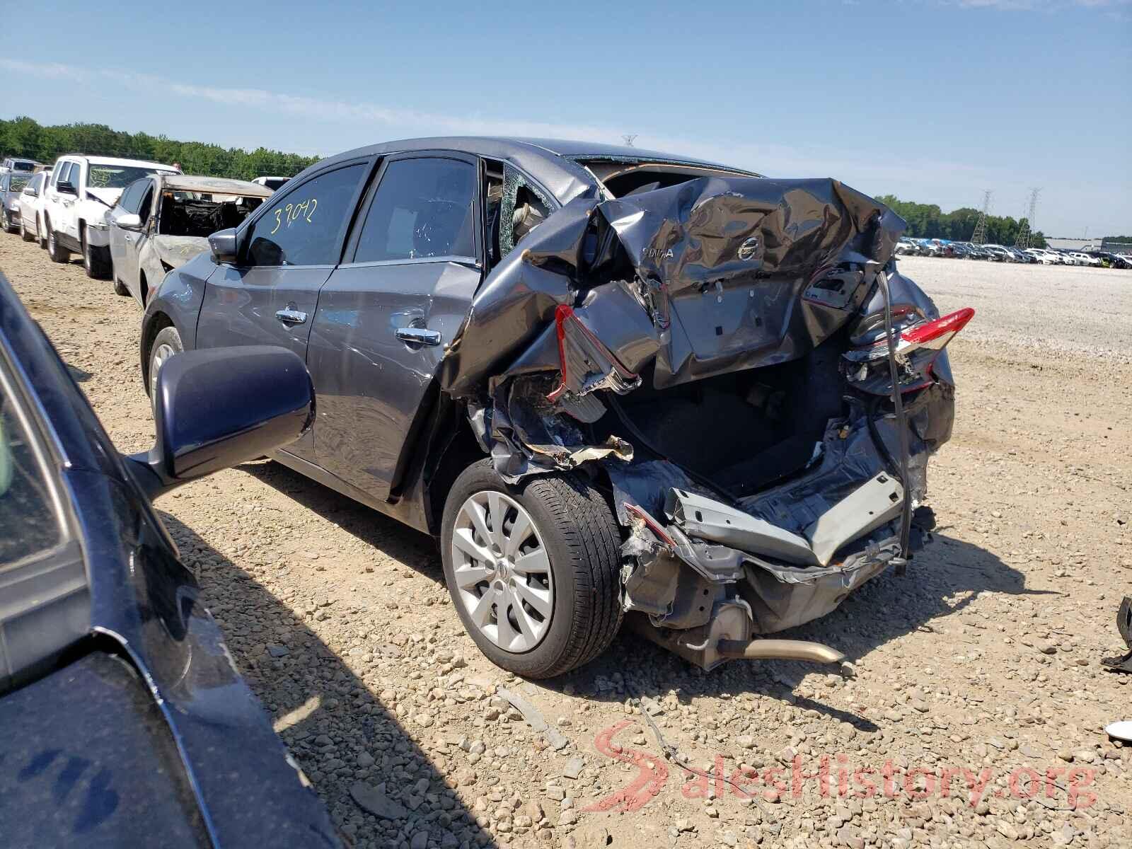 3N1AB7AP8KY363337 2019 NISSAN SENTRA