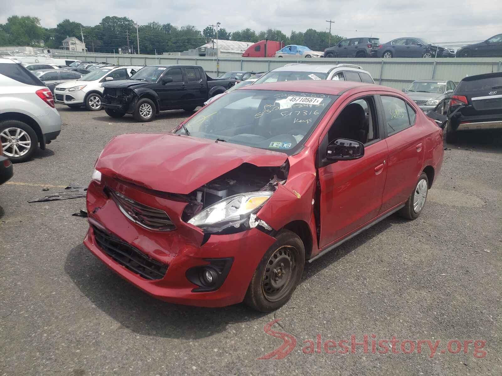 ML32F3FJ9KHF17316 2019 MITSUBISHI MIRAGE